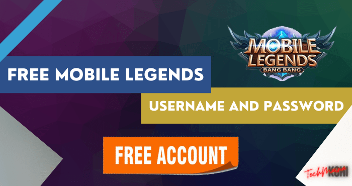 Free Mobile Legends Username And Password Free Mobile Legends Username And Password