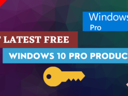 Get Latest Free Windows 10 Pro Product Key