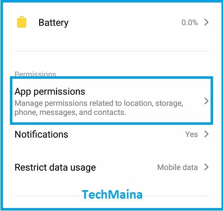 Give Internal Memory Permission Give Internal Memory Permission