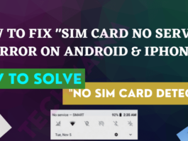 How to Fix SIM Card No Service Error on Android & iPhone