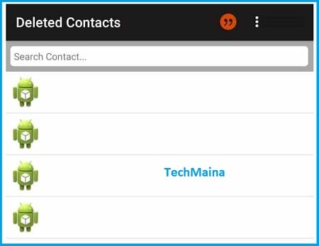 Recover Deleted Contacts with Apps 2 Recover Deleted Contacts with Apps 2