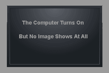 The Computer Turns On, But No Image Shows At All