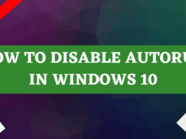 How to Disable Autorun in Windows 10