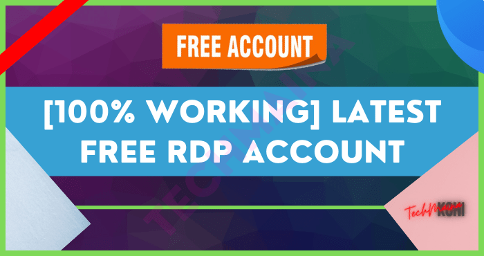 100% Working l Latest Free RDP Account 100% Working l Latest Free RDP Account