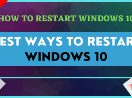 How to Restart Windows 10