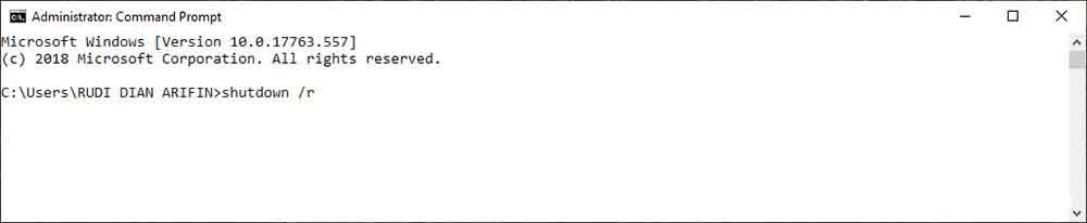 Via Command Prompt Via Command Prompt