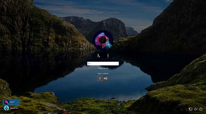 Via Lock Screen Via Lock Screen