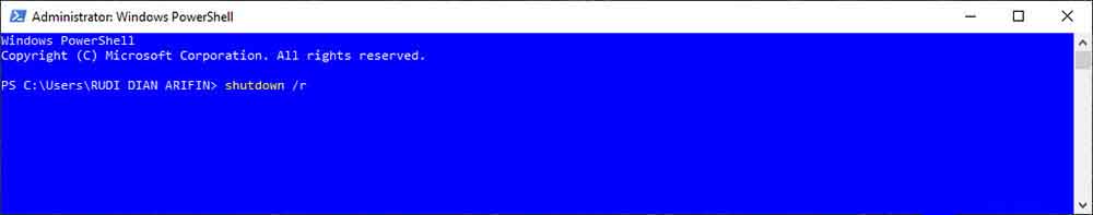 Via PowerShell Via PowerShell