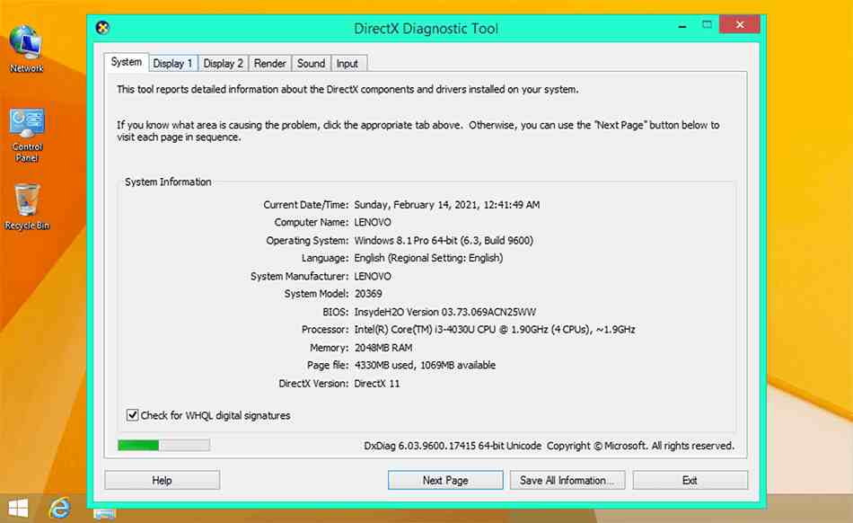With DXDIAG With DXDIAG