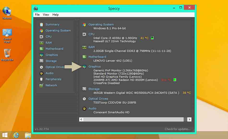 With Speccy With Speccy