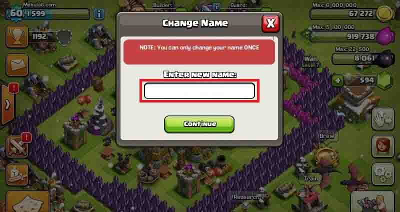How to Change CoC Account Name How to Change CoC Account Name