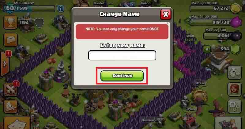 How to Change CoC Account Name How to Change CoC Account Name