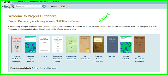 Project Gutenberg Project Gutenberg