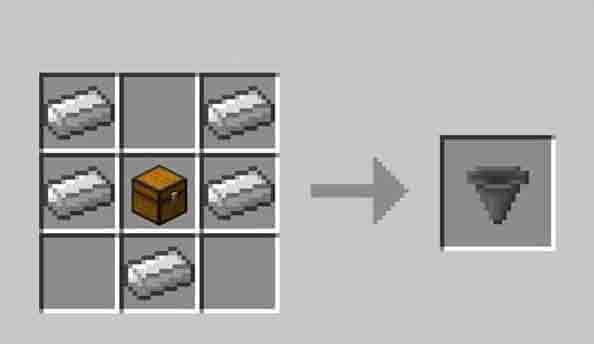 How to Make a Hopper in Minecraft How to Make a Hopper in Minecraft