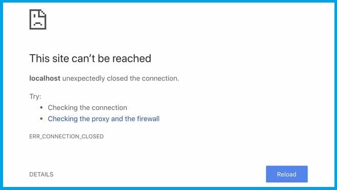 Reasons of Err_Connection_Closed on Chrome Reasons of Err_Connection_Closed on Chrome
