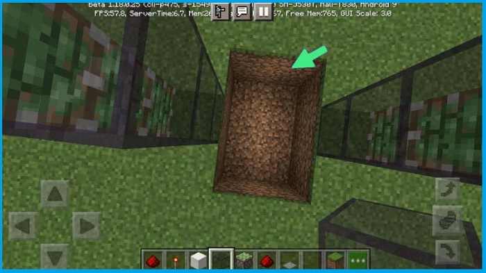 Dig a Hole in the Door Area Dig a Hole in the Door Area