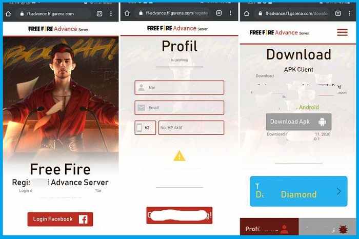 How to Register FF Advance Server How to Register FF Advance Server