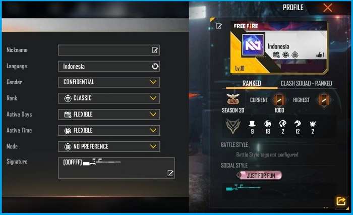 How to Use Free Fire Color Code How to Use Free Fire Color Code