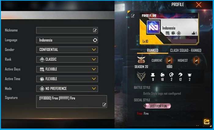 How to Use Free Fire Color Code How to Use Free Fire Color Code