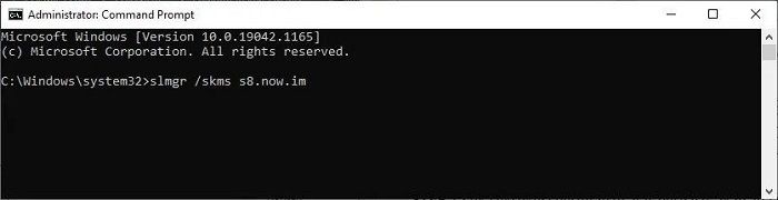 Activation via Command Prompt