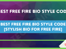 Best Free Fire Bio Style Code [Stylish Bio For Free Fire]