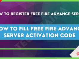 How to Fill Free Fire Advance Server Activation Code