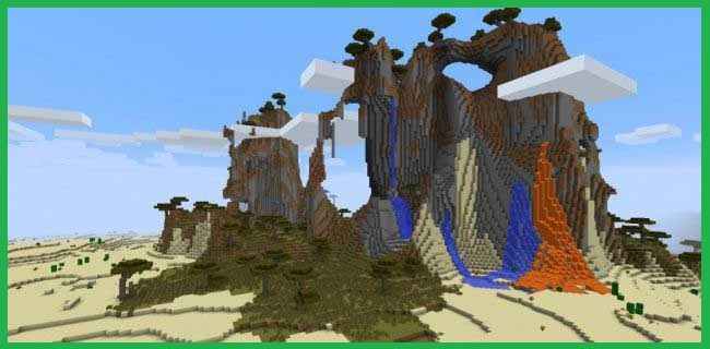 Lava Mountain Surrounded by Desert Lava Mountain Surrounded by Desert