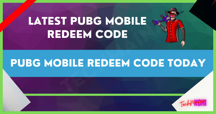 PUBG Mobile Redeem Code PUBG Mobile Redeem Code