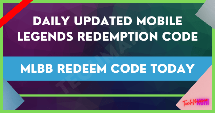 MLBB Redeem Code Today MLBB Redeem Code Today