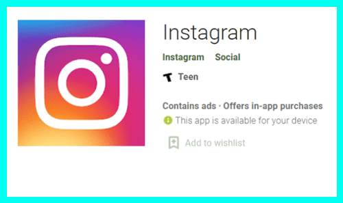 download instagram first on the Google Play Store 1