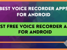 Best Free Voice Recorder Apps for Android