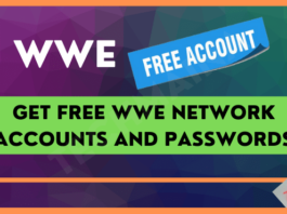 Get Free WWE Network Accounts and Passwords