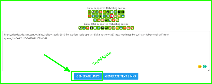 Generate Links