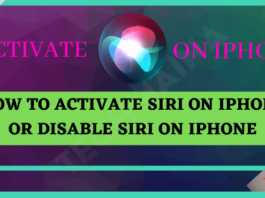How to Activate Siri on iPhone or Disable Siri