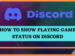 How to Show Playing Game Status on Discord