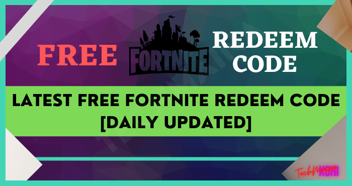 Latest Free Fortnite Redeem Code