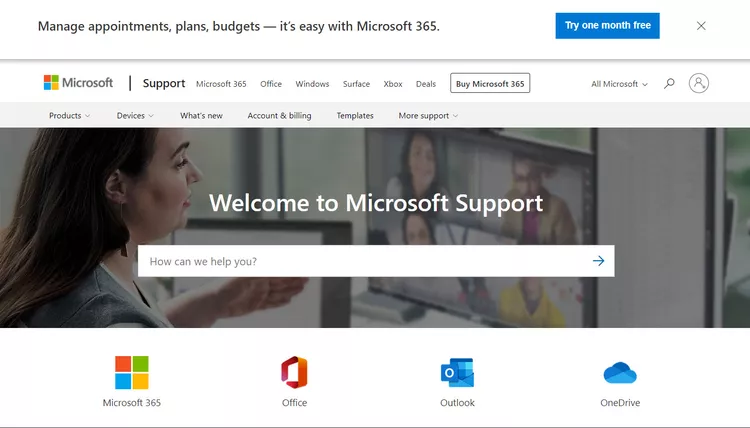 Take advantage of the Microsoft Support Website Take advantage of the Microsoft Support Website