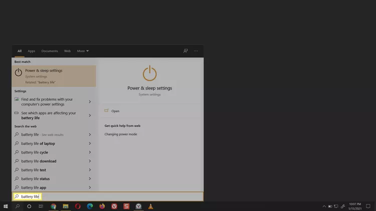 Use the Search box on the Taskbar Use the Search box on the Taskbar