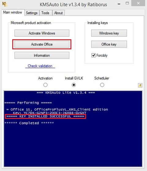 How to Activate Office 2016 with KMS Auto Lite 3