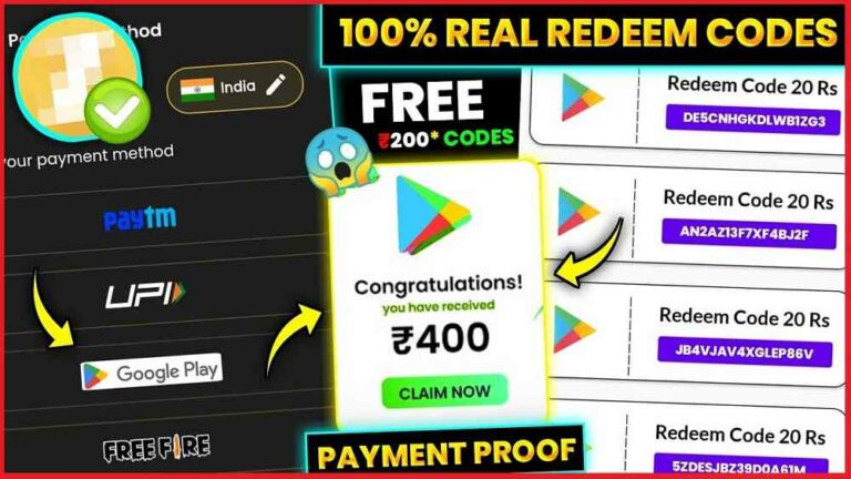 Free Google Play Redeem Code Without Verification