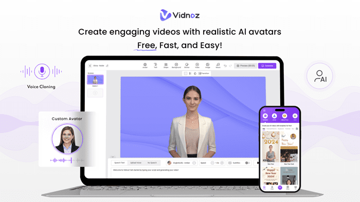 Vidnoz AI Review Free AI Video Generator to Grow Your Business Vidnoz AI Review Free AI Video Generator to Grow Your Business